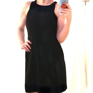 J Crew size 4 black sleeveless lined dress